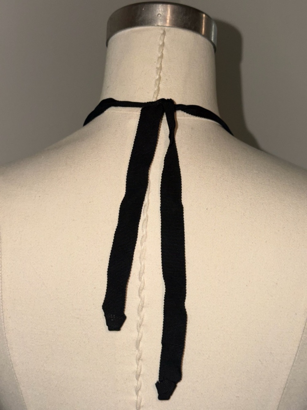 J.Crew Crystal Grosgrain Ribbon Necklace - Picture 3 of 3